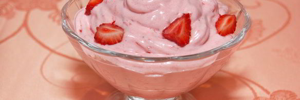 чудо-десерт с клубникой