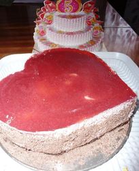 Десерт Клубника со сливками