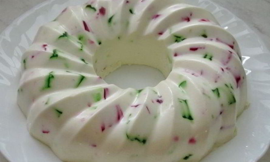 Рецепт десерта осколки счастья с разноцветным желе