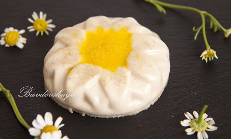 Рецепт десерта ромашковая панна котта