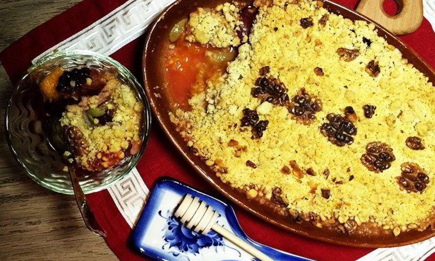 Рецепт фруктового крамбла