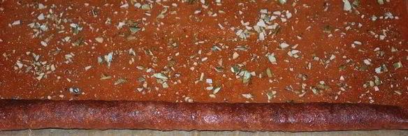 грушевая пастила с кардамоном и тыквенными семечками