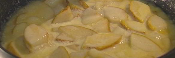 груши, запеченные в сливках