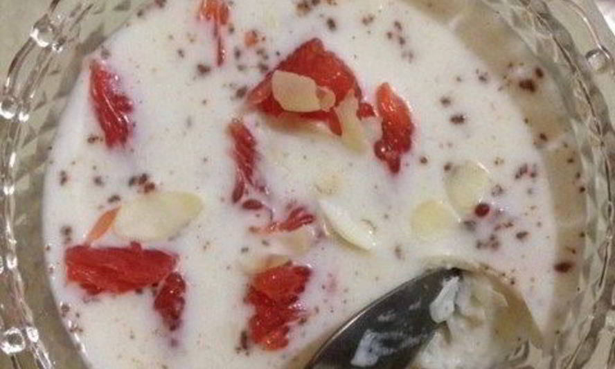 Рецепт кефирного желе с миндалем и грейпфрутом