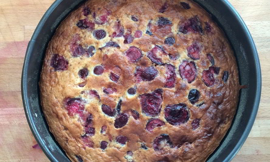 Рецепт клафути с черешней