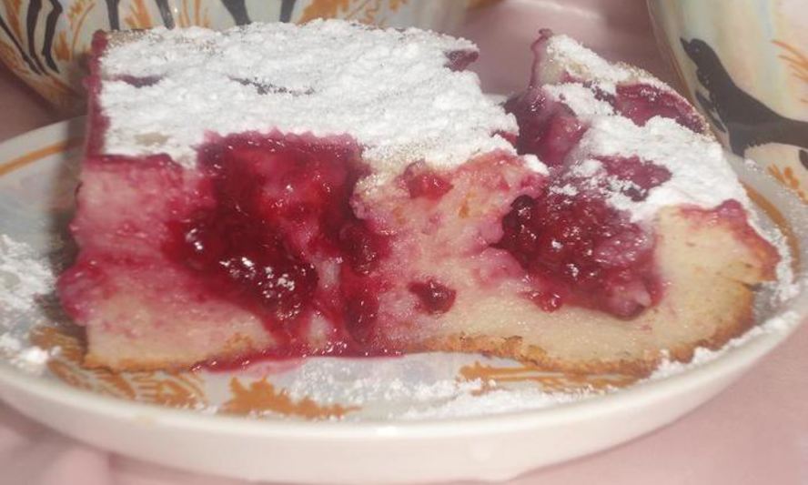 Рецепт клафути с ежевикой