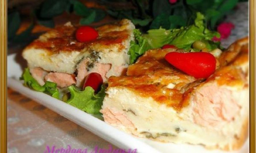 Рецепт клафути с рыбой