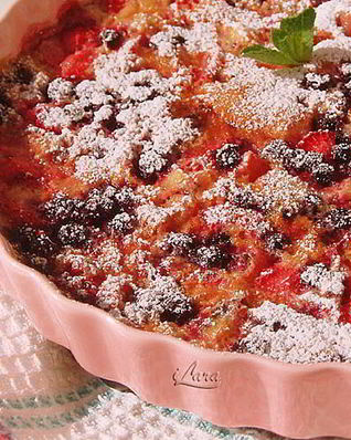 Клафути с ягодами