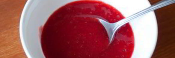 клубничная панна котта