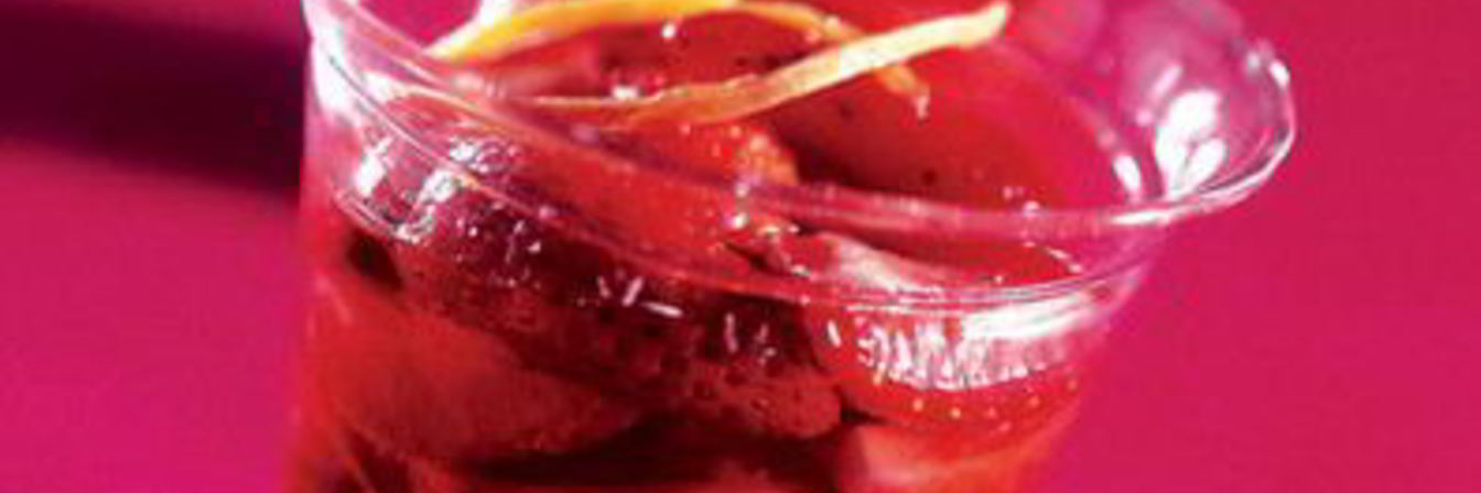 Клубничное желе с имбирем