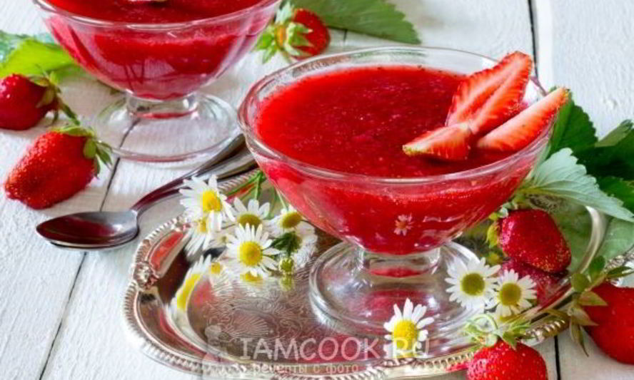 Рецепт клубничного желе