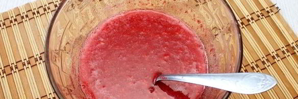 клубничное желе