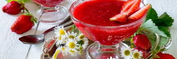 клубничное желе