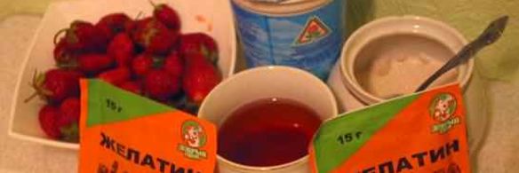 клубничный десерт