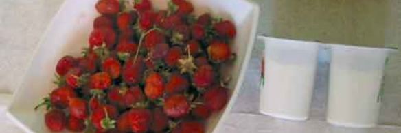 клубничный десерт