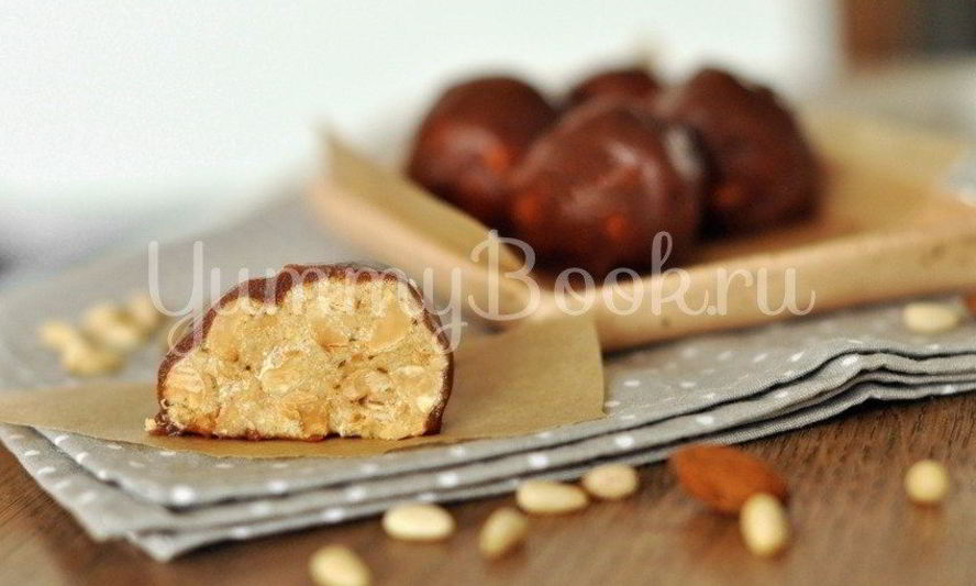 Рецепт домашних конфет сникерс