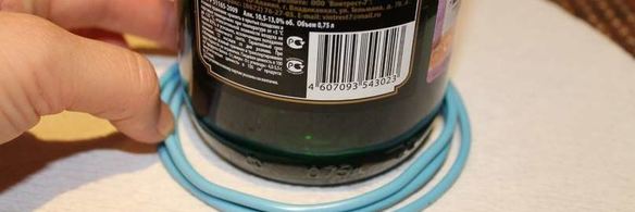 елка из шампанского и конфет