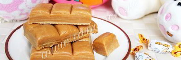 ириски, домашние молочные конфеты