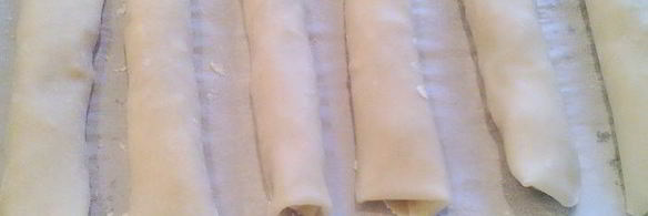 хрустяшки из теста брик мешочки, конфеты, сигары