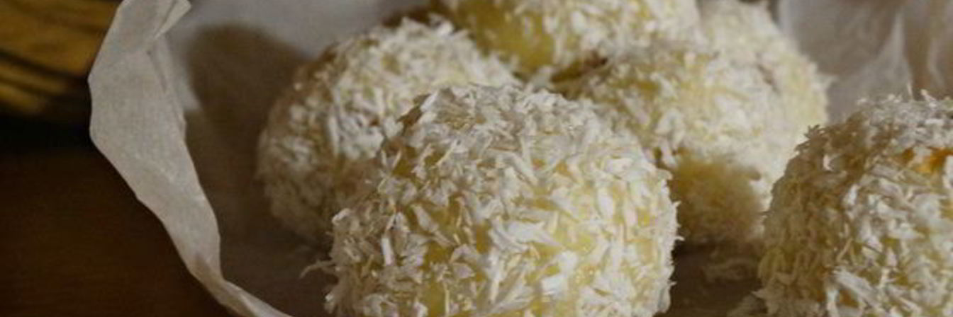 Кокосовые конфеты с коньяком