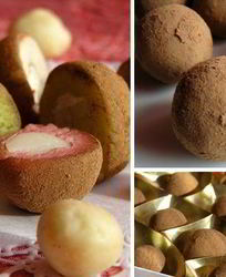 Конфеты из марципана с орехом макадамия