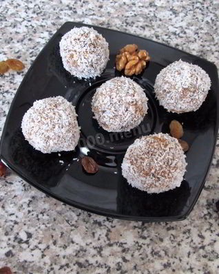 Конфеты из сухофруктов в блендере