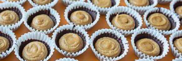 конфеты с арахисовой пастой