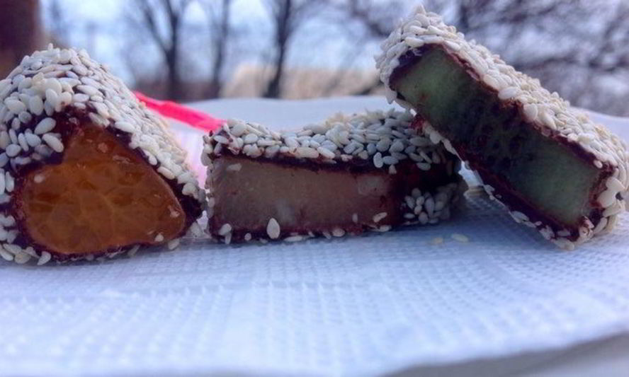 Рецепт конфет с фруктами