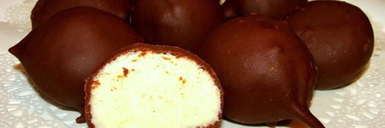 Конфеты Снежки в шоколаде