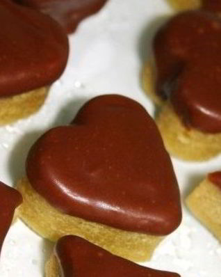 Конфеты в виде сердца