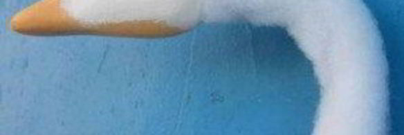 лебеди из конфет