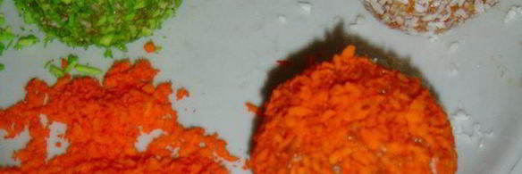 морковные конфетти