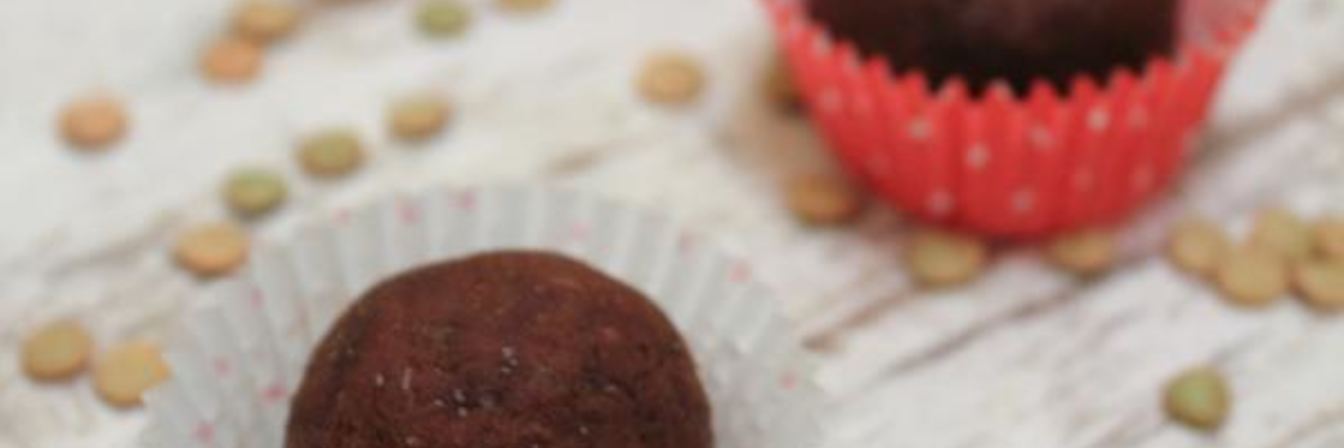 Шоколадные конфеты из чечевицы