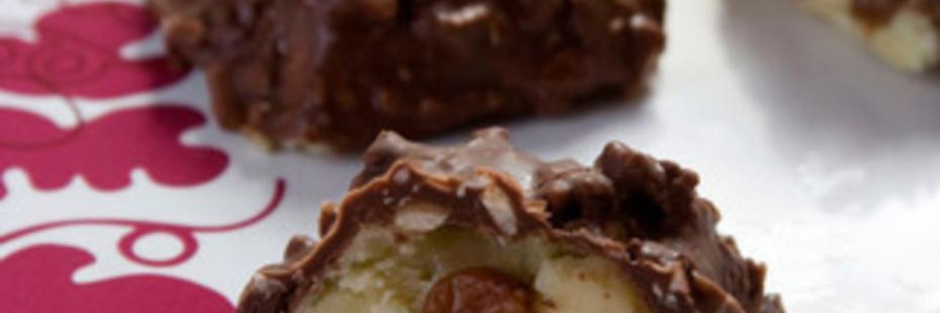 Шоколадные конфеты с фундуком