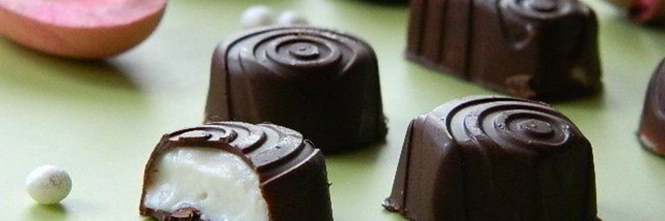 Шоколадные конфеты с творожным сыром