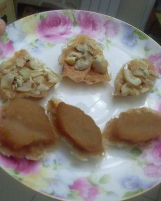 Яблочные конфеты без сахара с фундуком