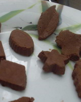 Замороженные шоколадные конфеты без сахара