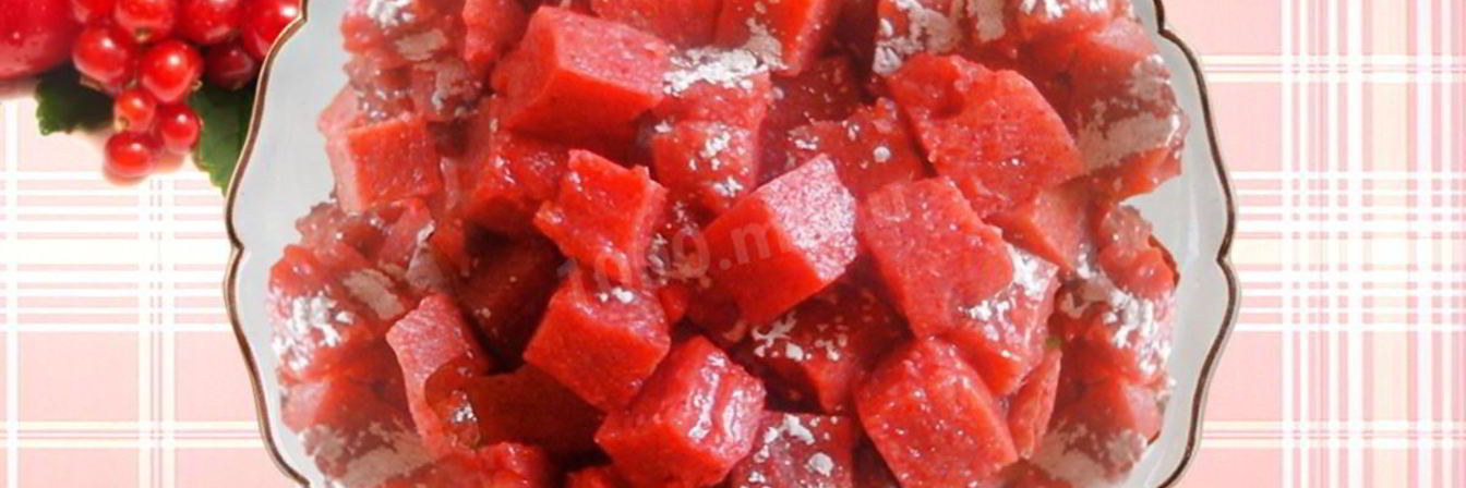 Желейные конфеты из ягодного пюре