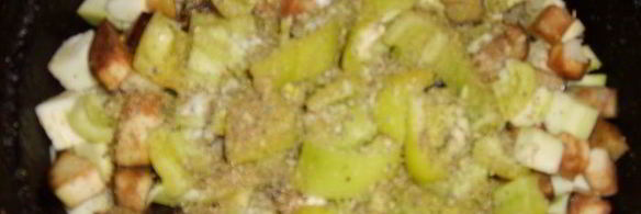 крамбл овощной легкий