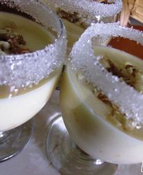 Апельсиновое крем-брюлле с белым вином