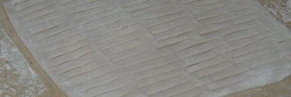 ажурные яблоки с кремом