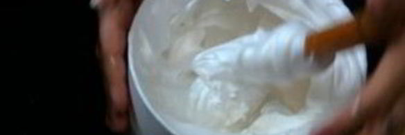 белковый крем для трубочек