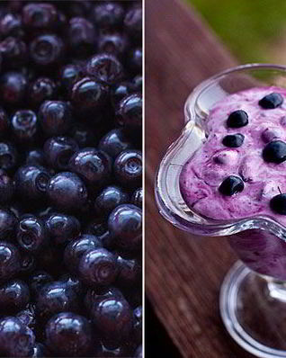 Черничный крем