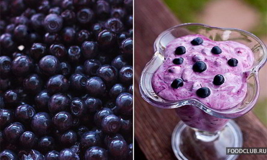 Рецепт черничного крема