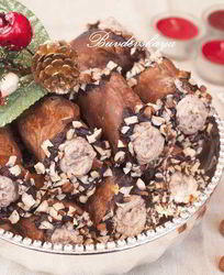 Канноли с каштановым кремом