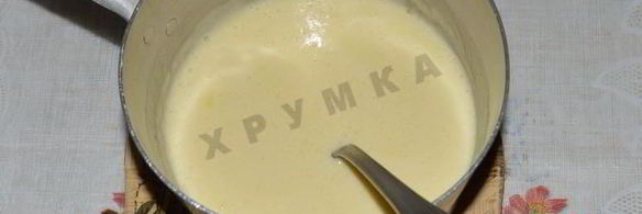 карамельный крем для торта