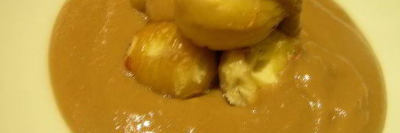 каштаны с кофейным кремом