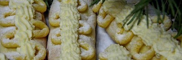 китайские булочки со сливочным кремом