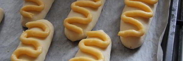 китайские булочки со сливочным кремом