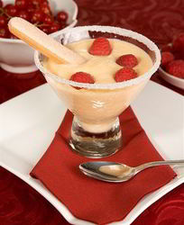 Клубника с кремом сабайон